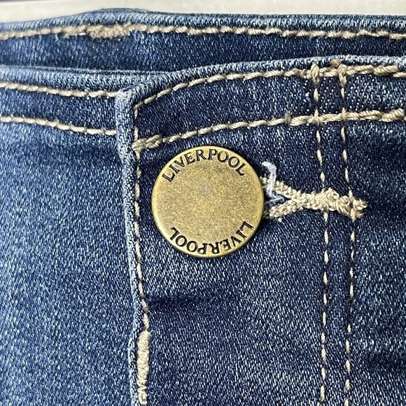 Liverpool Gia Glider Cruiser Jean Shorts Size 29/8 Highland Park Wash LM9137F86 - Picture 6 of 11